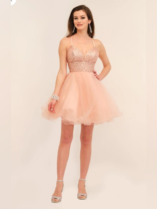 Dave & Johnny Dresses & Skirts - Dave & Johnny 11183 Blush Pink A-Line Party Dress Size 5/6